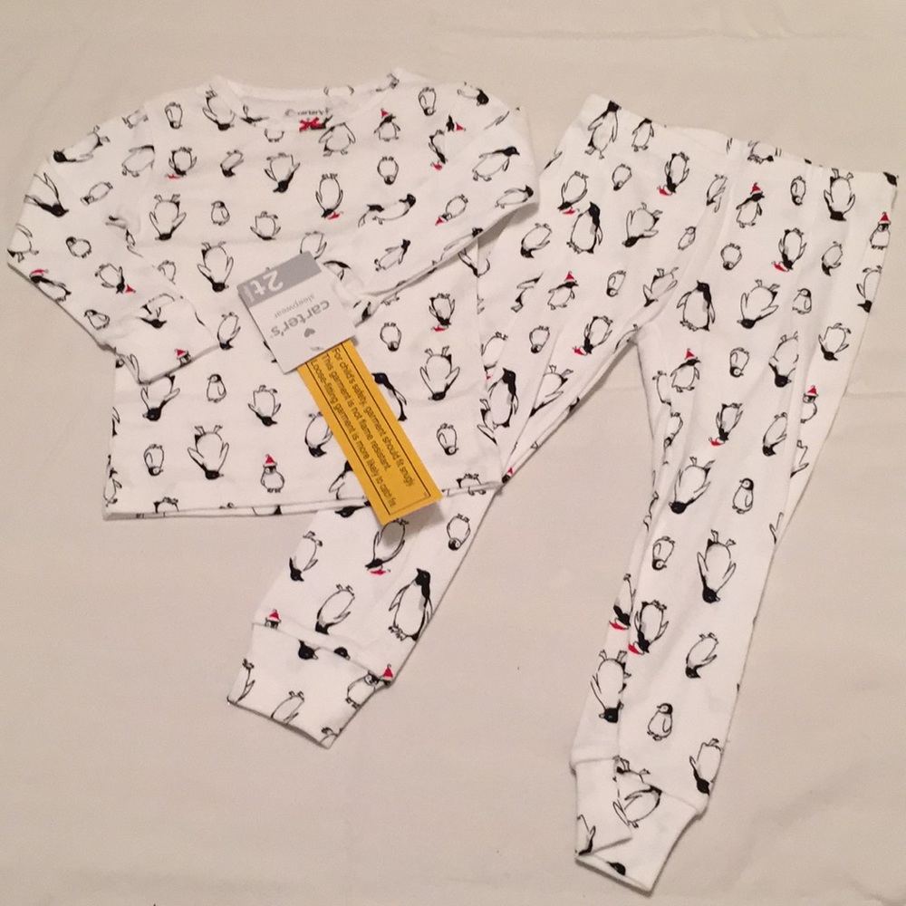 Carter's 2T Penguin PJs.